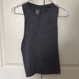 Peloton Charcoal Heather Athletic Tank Top